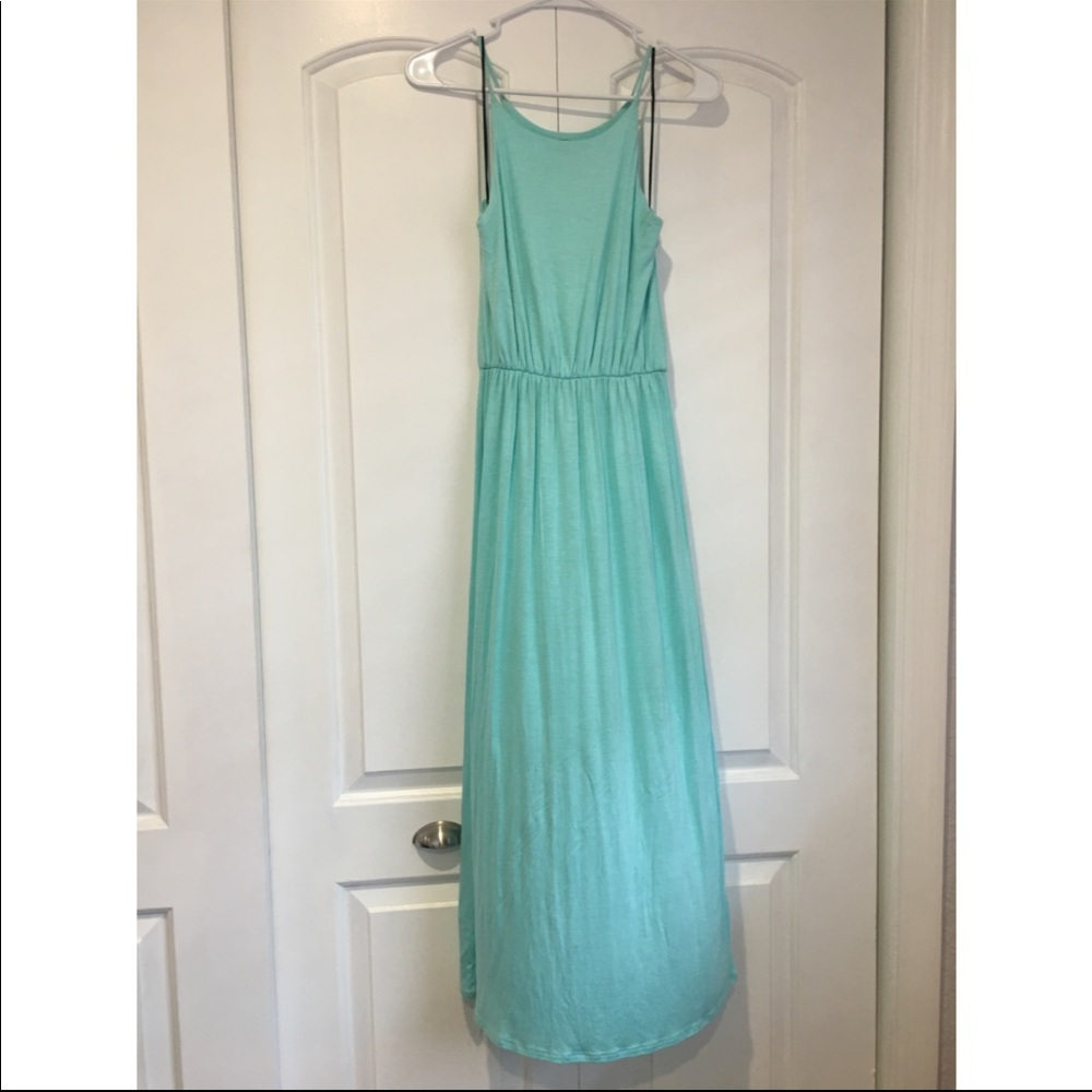 Light blue maxi dress